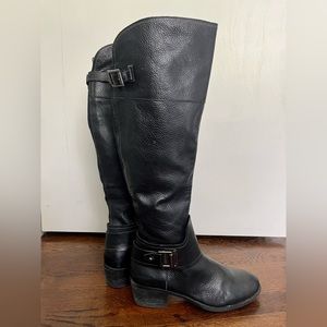 Vince Camuto Basira Black size 9 over the knee boots